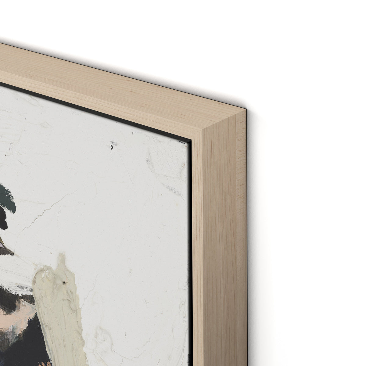 I Melt With You Canvas Floater Framed / 24 x 32 in / Natural Maple