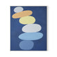 Boardwalk Stack Canvas Floater Framed / 26.5 x 32 in / White