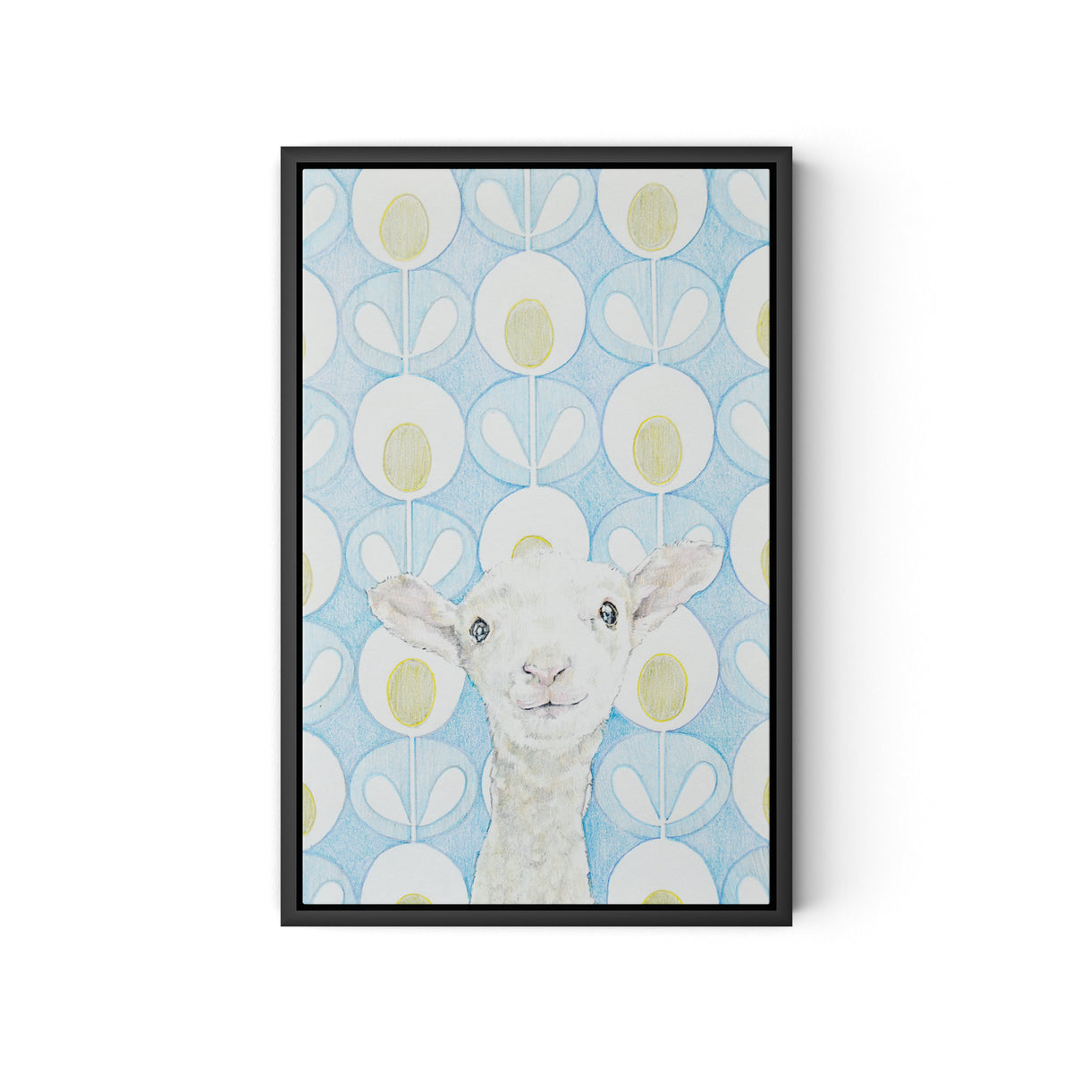 BAA Canvas Floater Framed / 12 x 18 in / Black