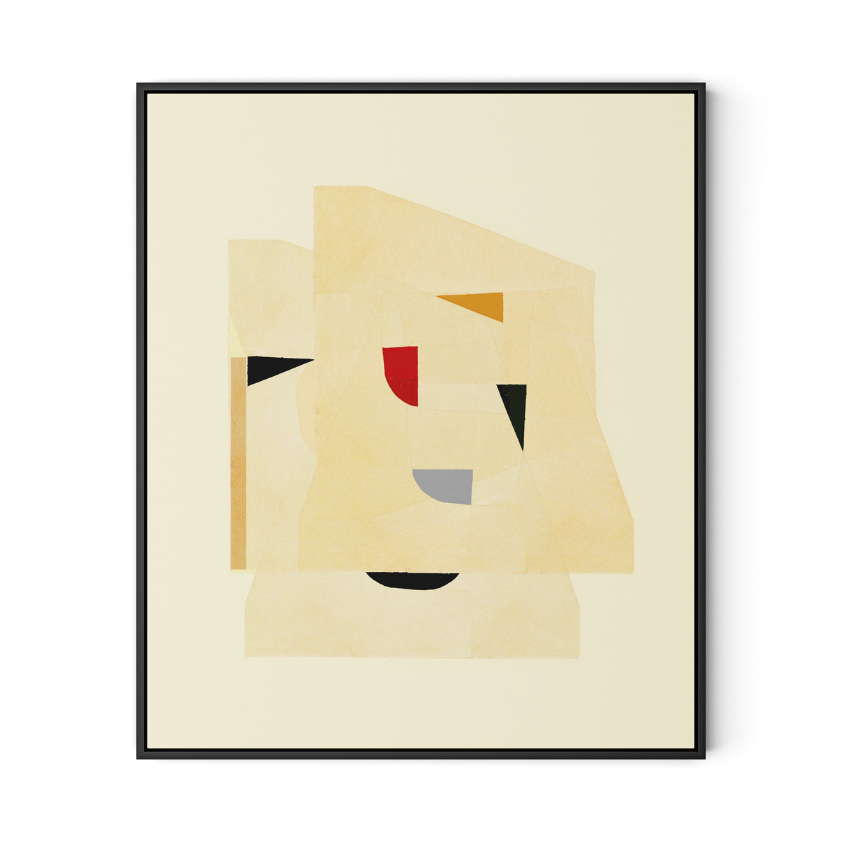 Dance Study 7 Canvas Floater Framed / 27 x 32 in / Black
