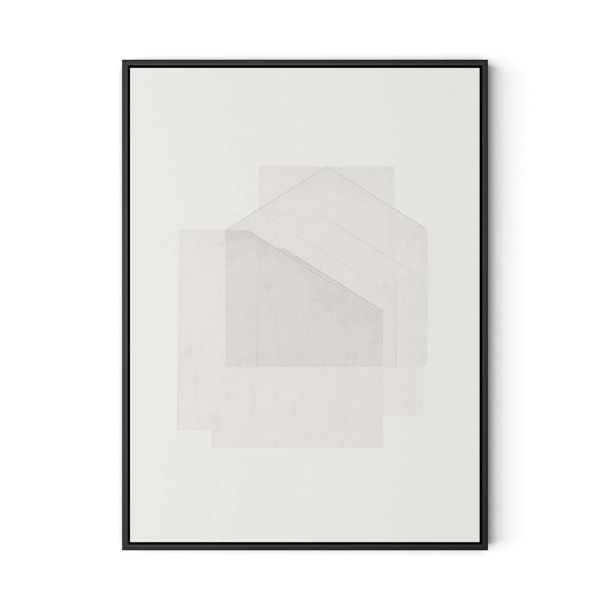 Box Canvas Floater Framed / 24 x 32 in / Black