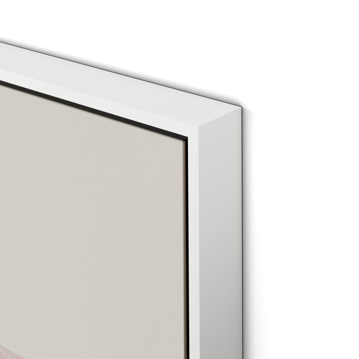 Structure Canvas Floater Framed / 26 x 32 in / White