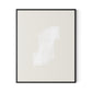 Structure 2 Canvas Floater Framed / 26 x 32 in / Black