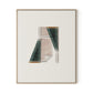 Structure 3 Canvas Floater Framed / 26 x 32 in / Natural Maple