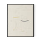 Indirect Canvas Floater Framed / 26 x 32 in / Black