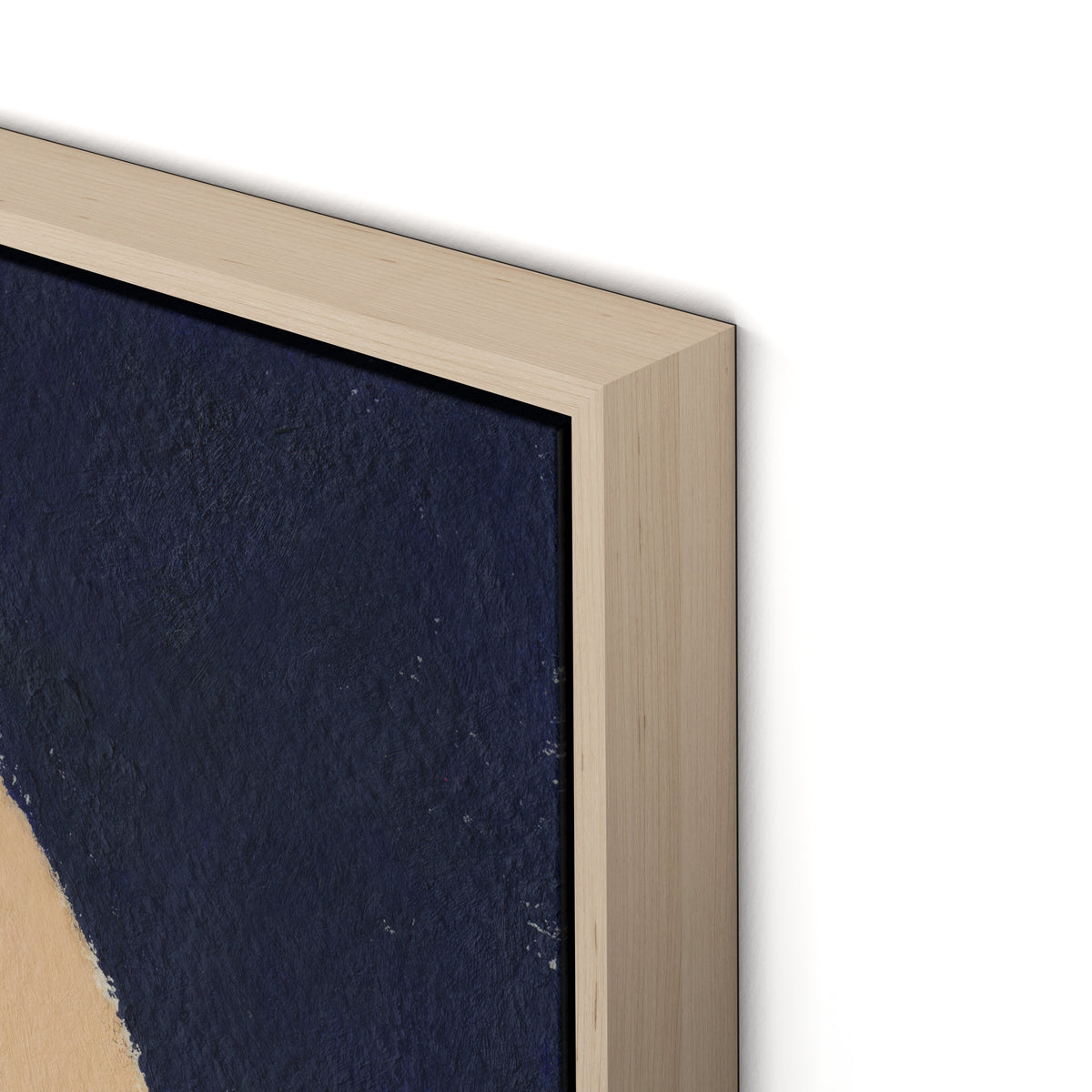 Vignette VII Canvas Floater Framed / 24 x 32 in / Natural Maple