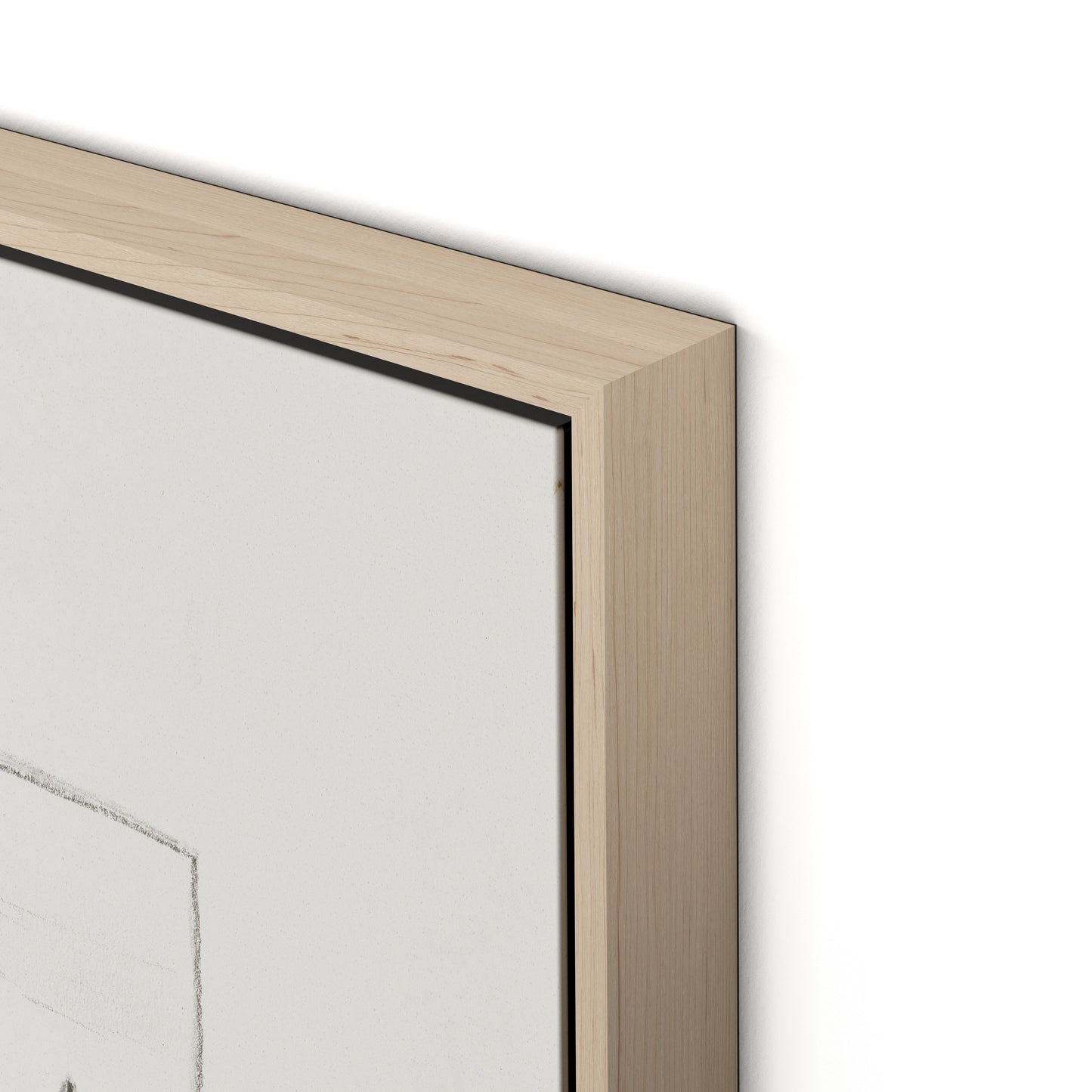 Setting Sail Canvas Floater Framed / 24 x 32 in / Natural Maple