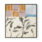 Olive Branch Abstract Canvas Floater Framed / 30 x 32 in / Black