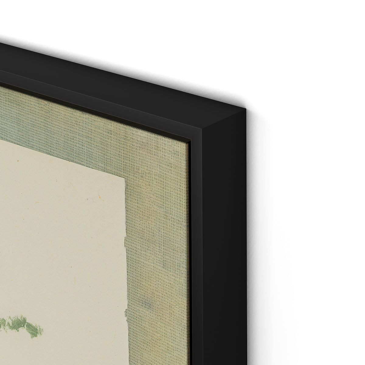 Sage Meadow Rue Canvas Floater Framed / 21.5 x 32 in / Black