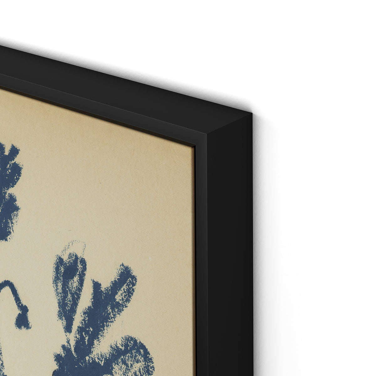 Summer Weed Canvas Floater Framed / 24 x 32 in / Black