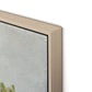 Protea Still Life Canvas Floater Framed / 26 x 32 in / Natural Maple