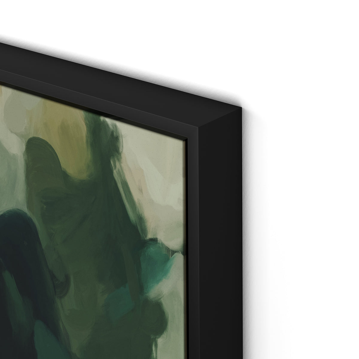 Beneath the Sea Canvas Floater Framed / 26 x 32 in / Black