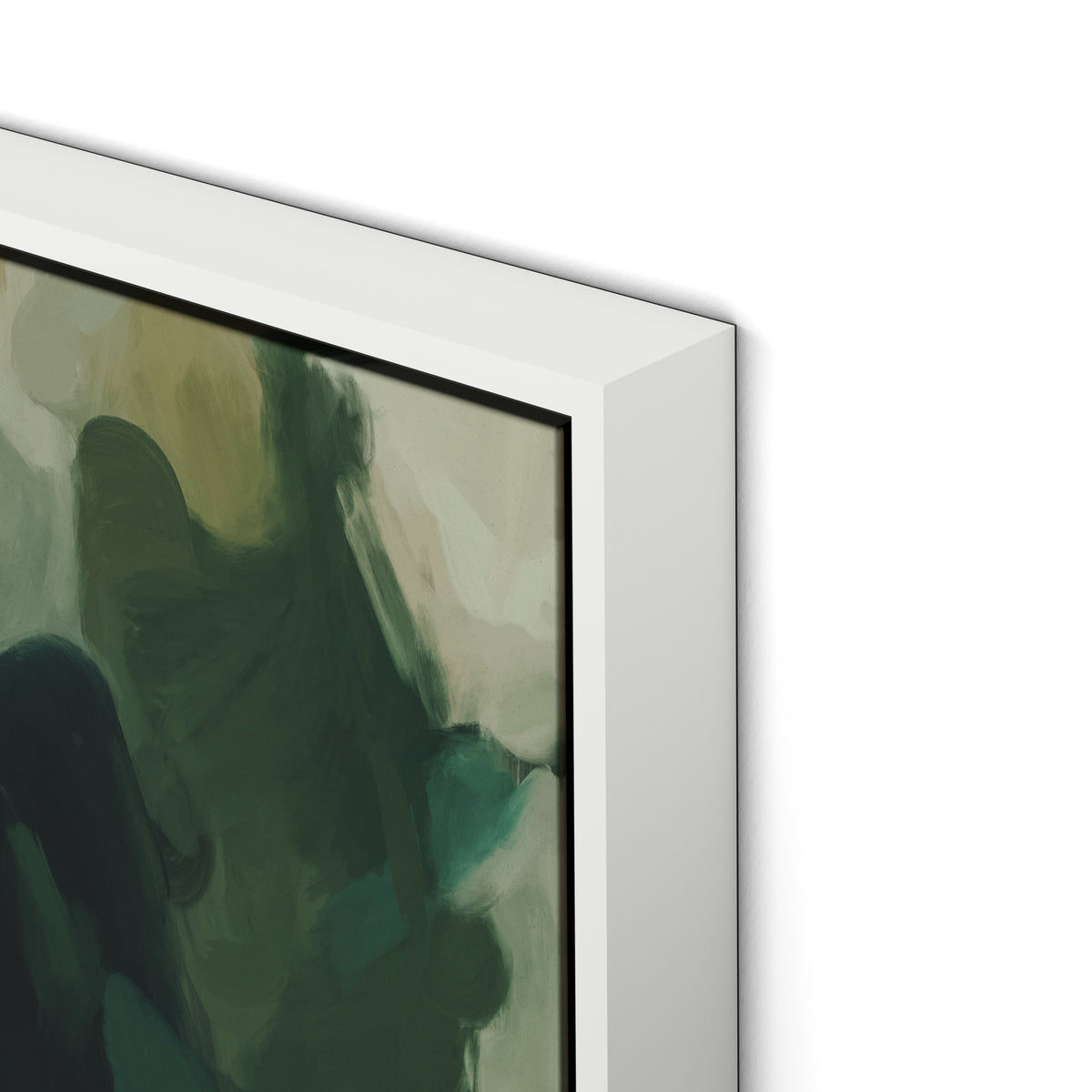Beneath the Sea Canvas Floater Framed / 26 x 32 in / White