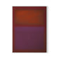 Composition Burgundy Canvas Floater Framed / 24 x 32 in / White