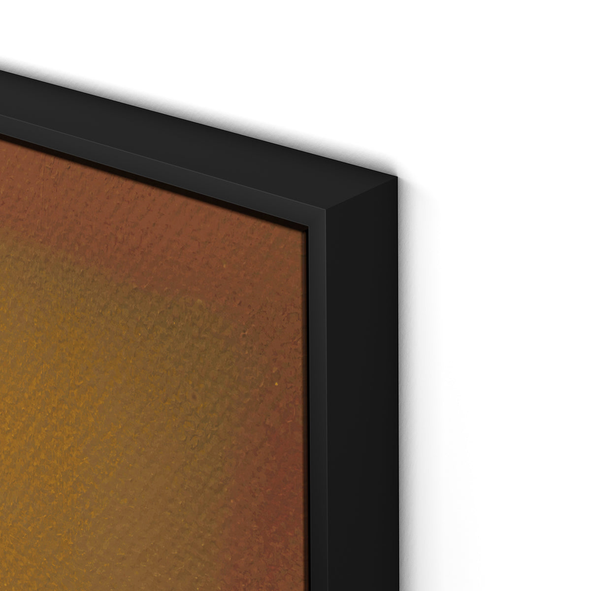 Composition Deep Canvas Floater Framed / 24 x 32 in / Black