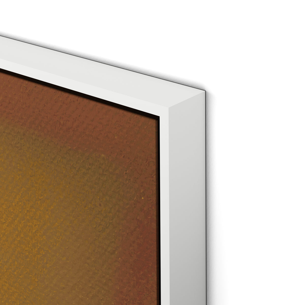 Composition Deep Canvas Floater Framed / 24 x 32 in / White