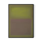 Composition Verdant Canvas Floater Framed / 24 x 32 in / Black