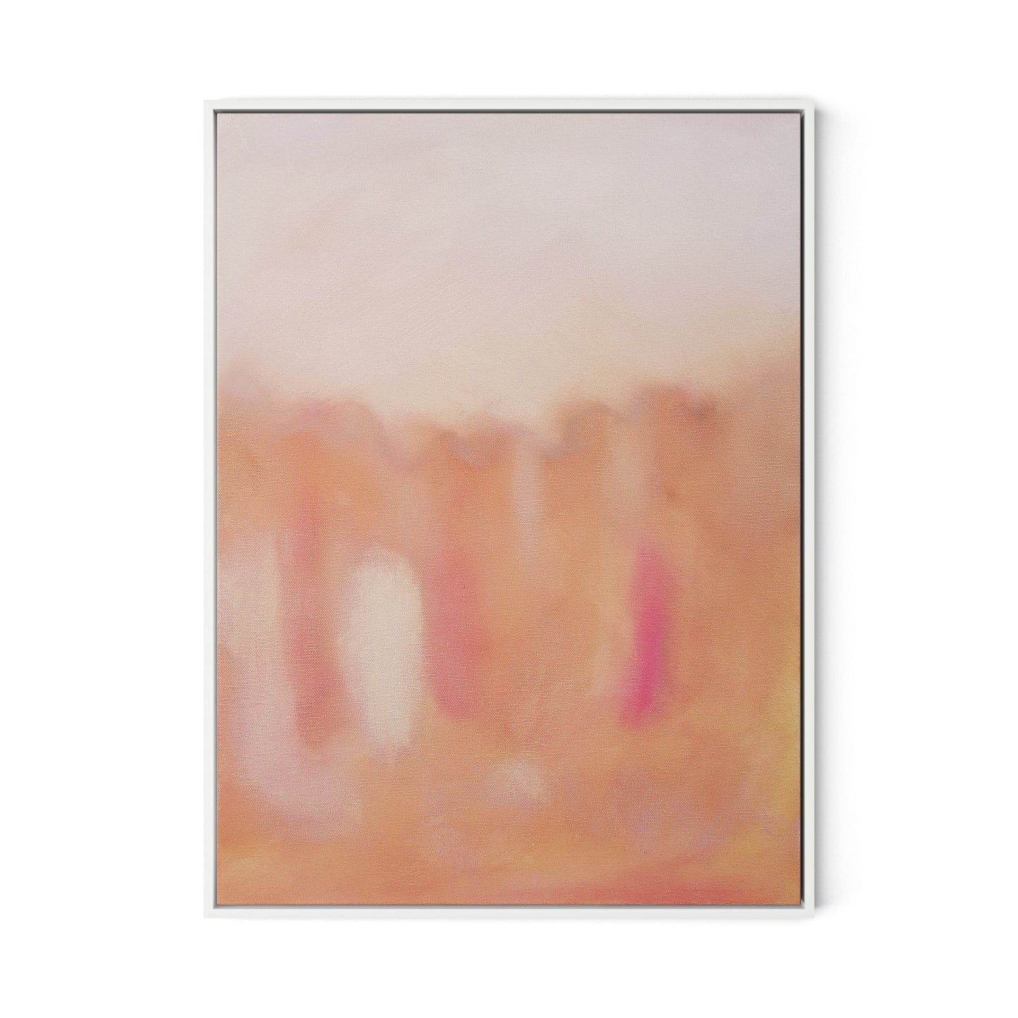 Marakech Canvas Floater Framed / 24 x 32 in / White