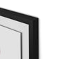 Crystal Framed Paper / 32 x 24 in / Black