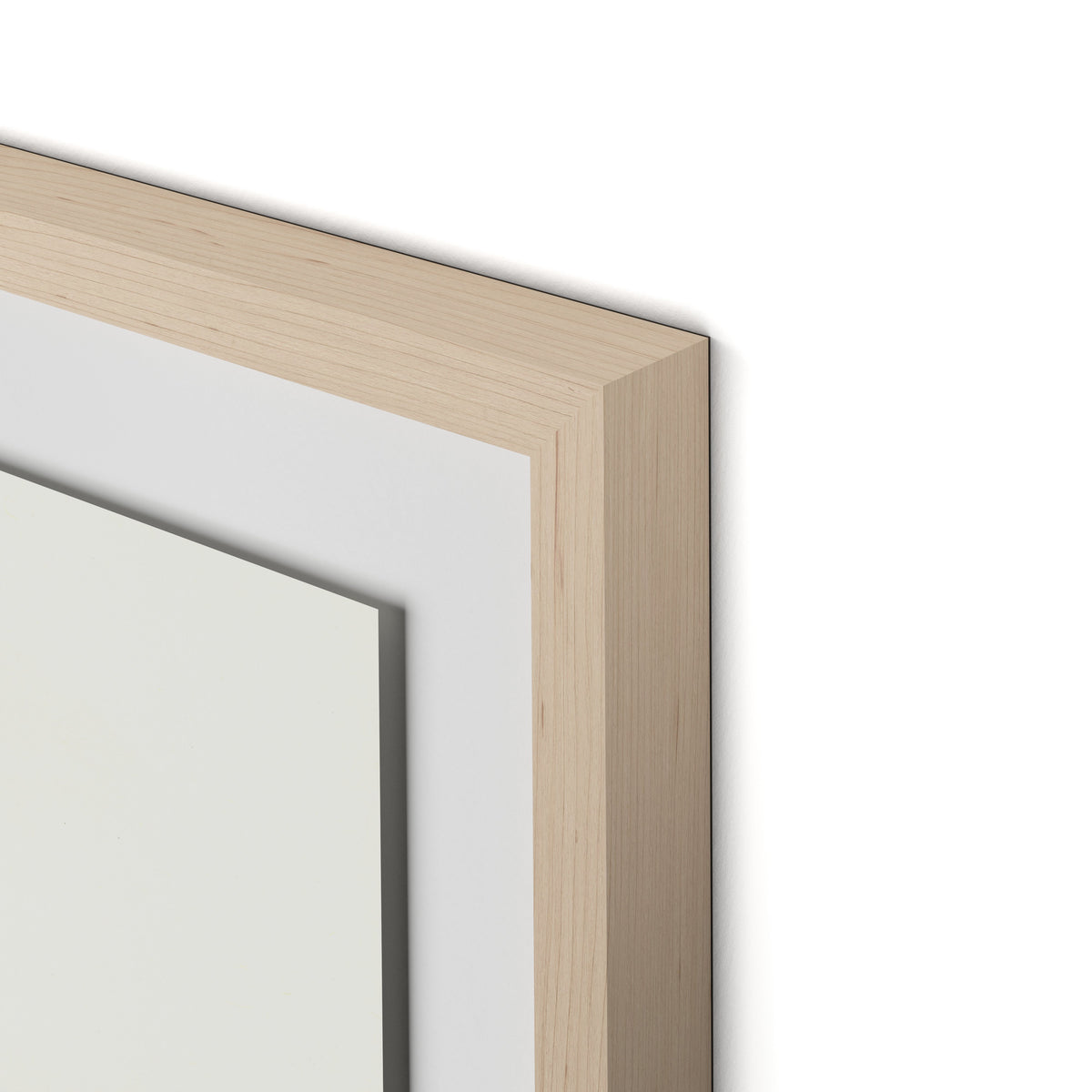 Fisherman's Cottage Framed Paper / 32 x 21 in / Natural Maple