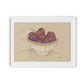 Cherries II Framed Paper / 32 x 24 in / White