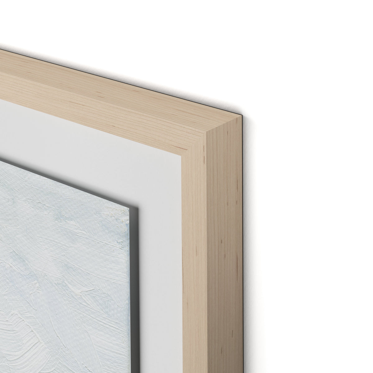 Hillside Framed Paper / 32 x 26.5 in / Natural Maple