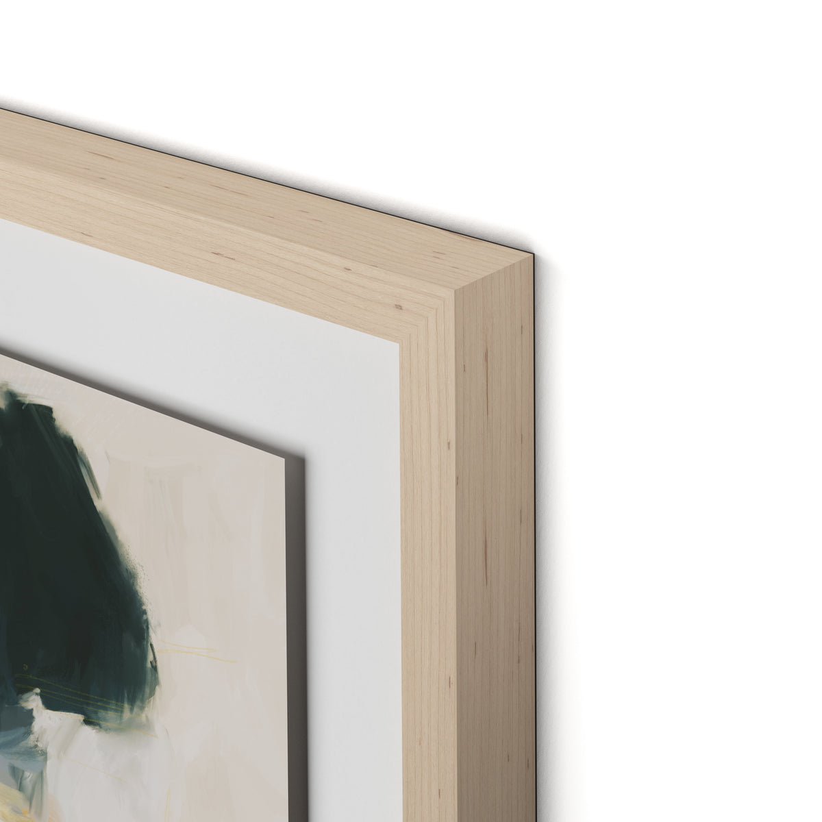 Arch Framed Paper / 32 x 24 in / Natural Maple