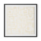 Talisman Framed Paper / 32 x 32 in / Black