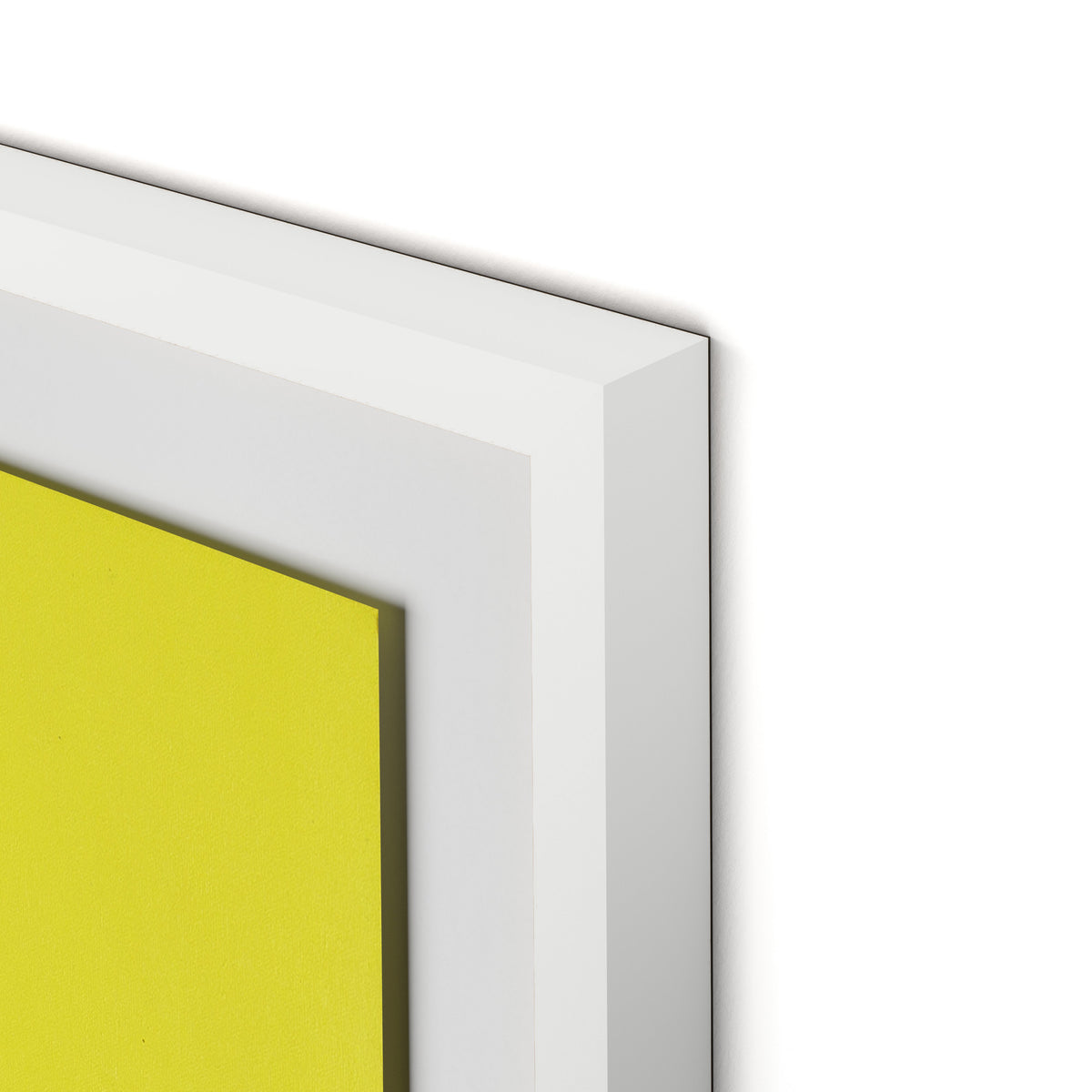 Pila Limon Framed Paper / 32 x 32 in / White