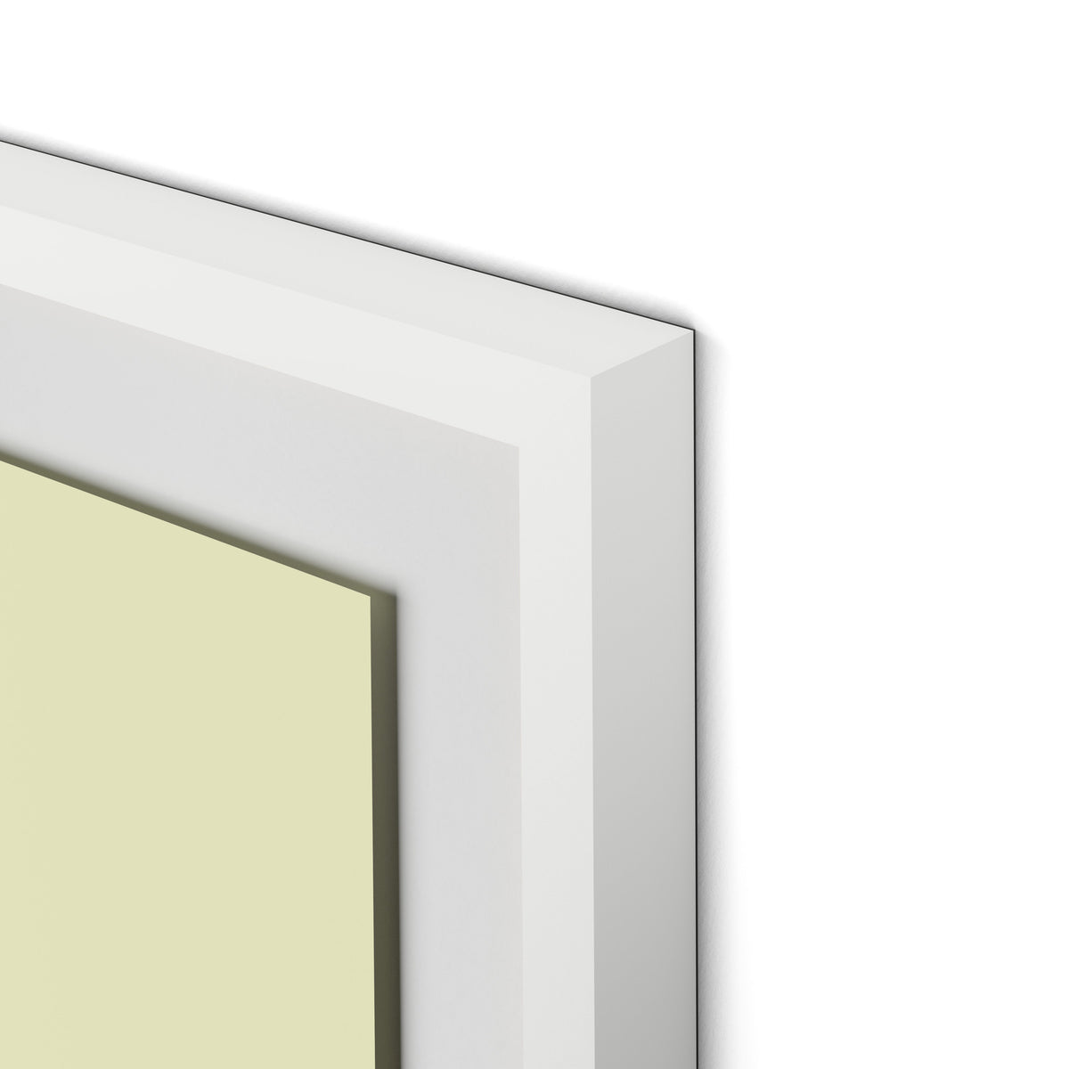 Untitled Box 2 Framed Paper / 32 x 32 in / White