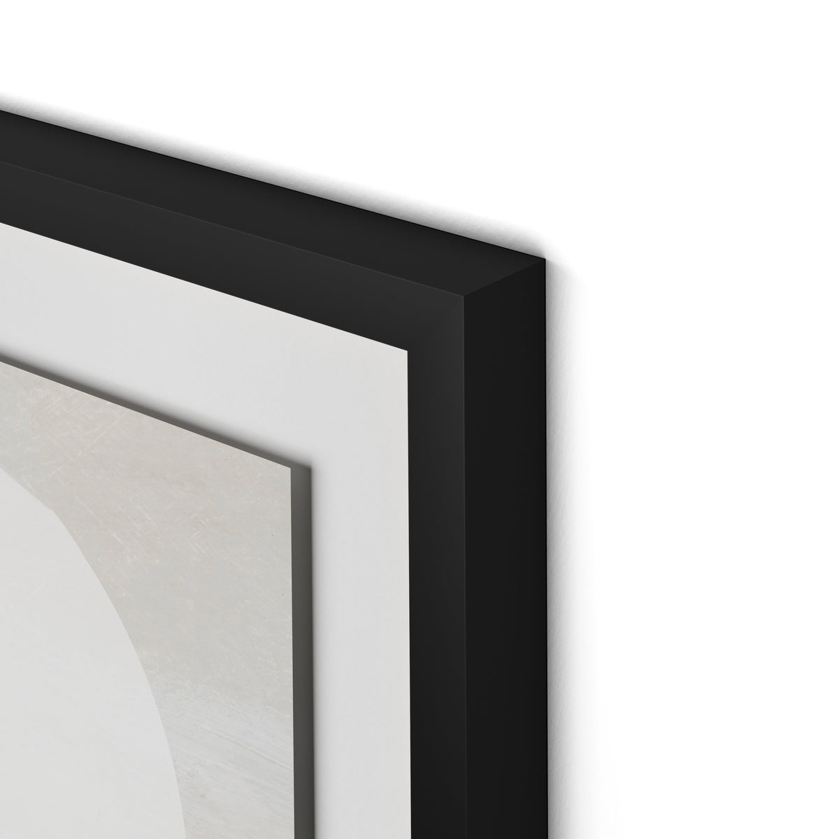 Study Framed Paper / 32 x 32 in / Black