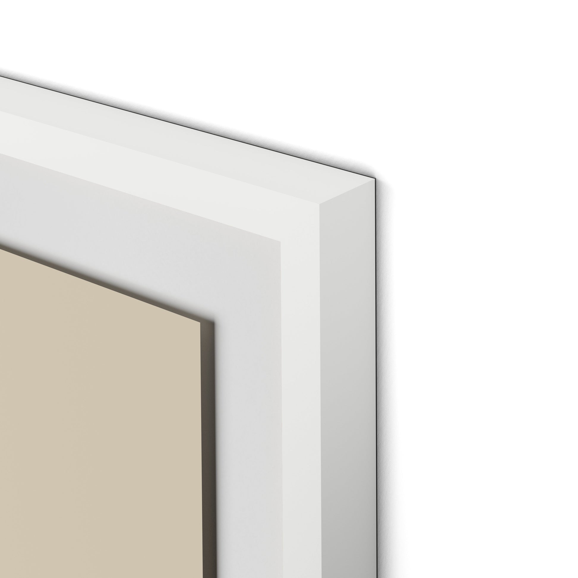 Stones C - Recolor 2 Framed Paper / 32 x 32 in / White