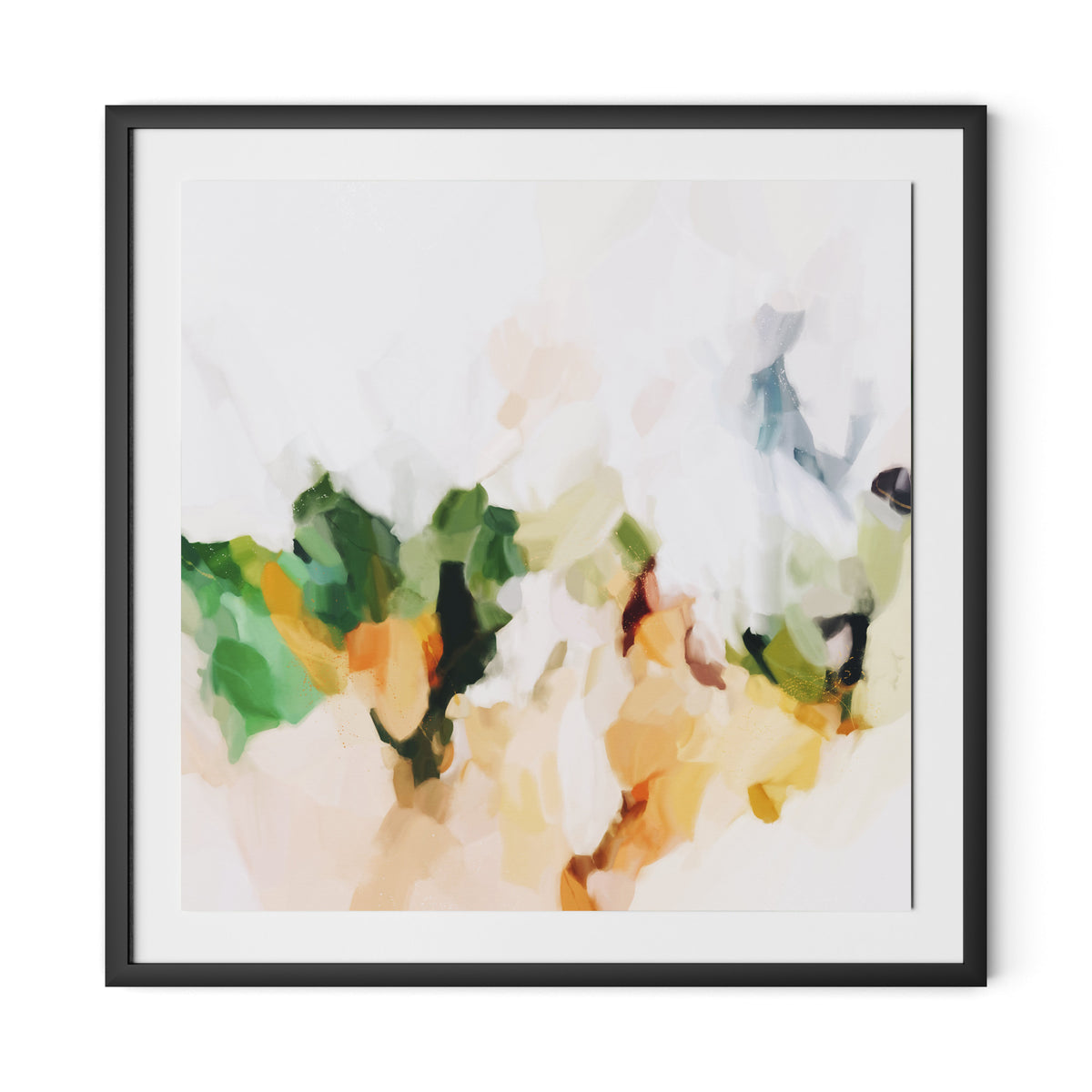 Samantha Framed Paper / 32 x 32 in / Black