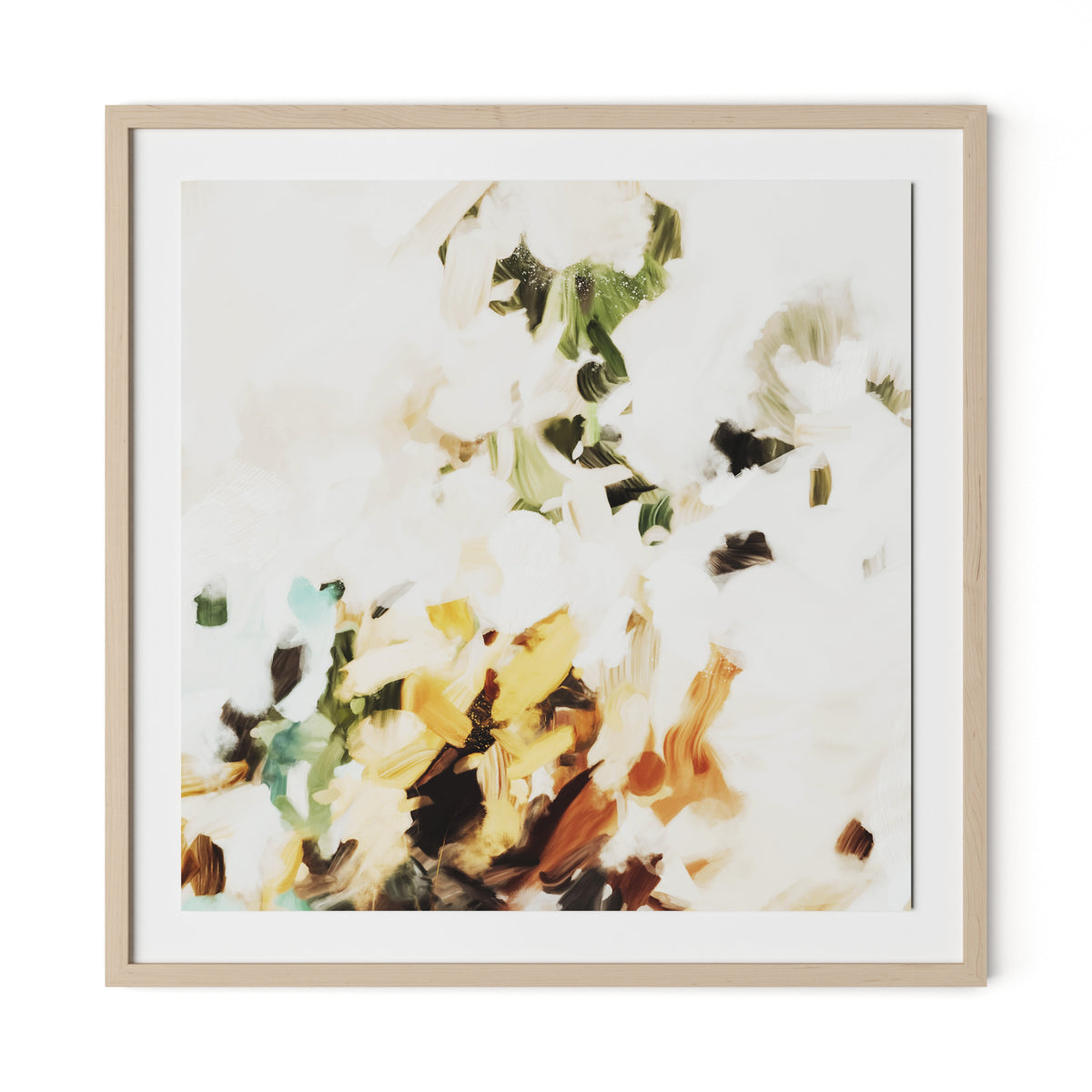 Hayden Framed Paper / 32 x 32 in / Natural Maple