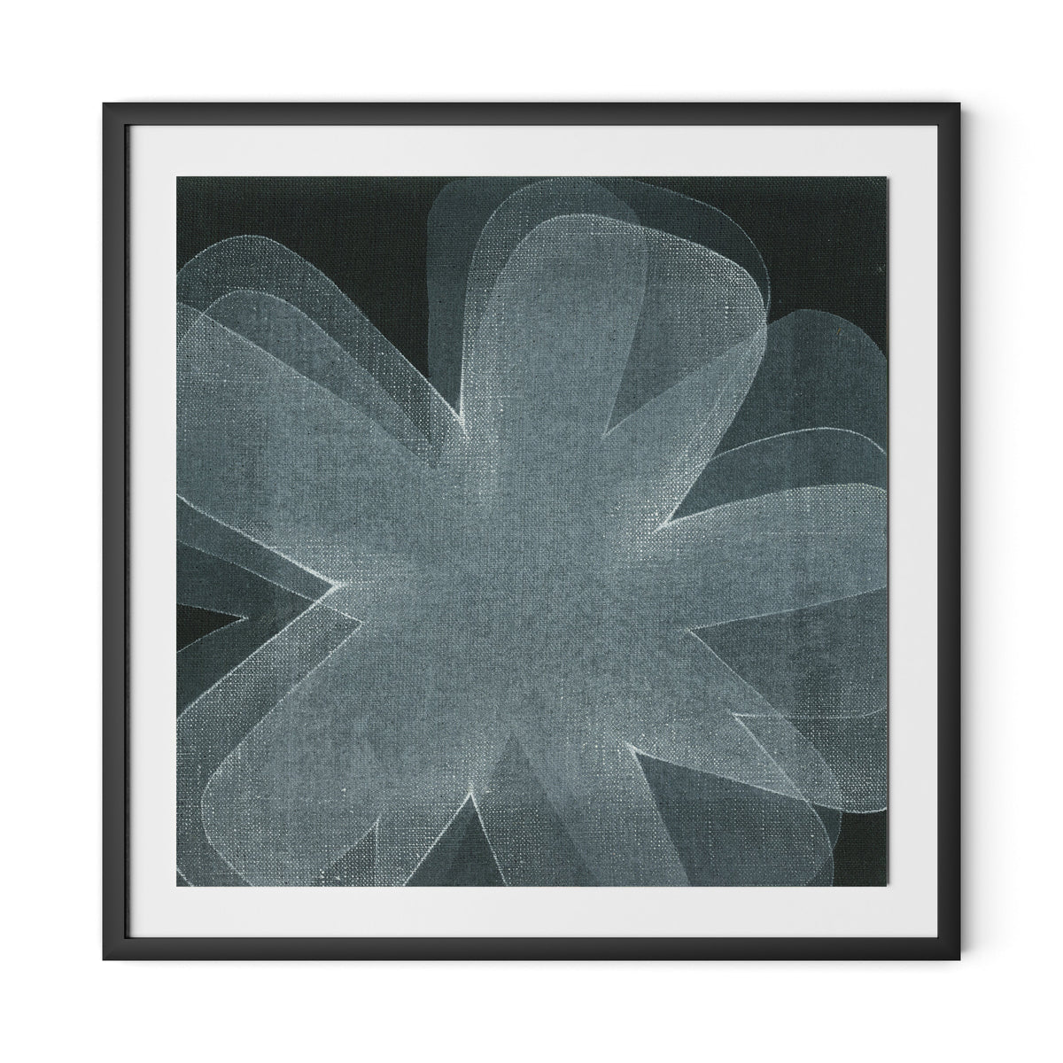 Shadows I Framed Paper / 32 x 32 in / Black