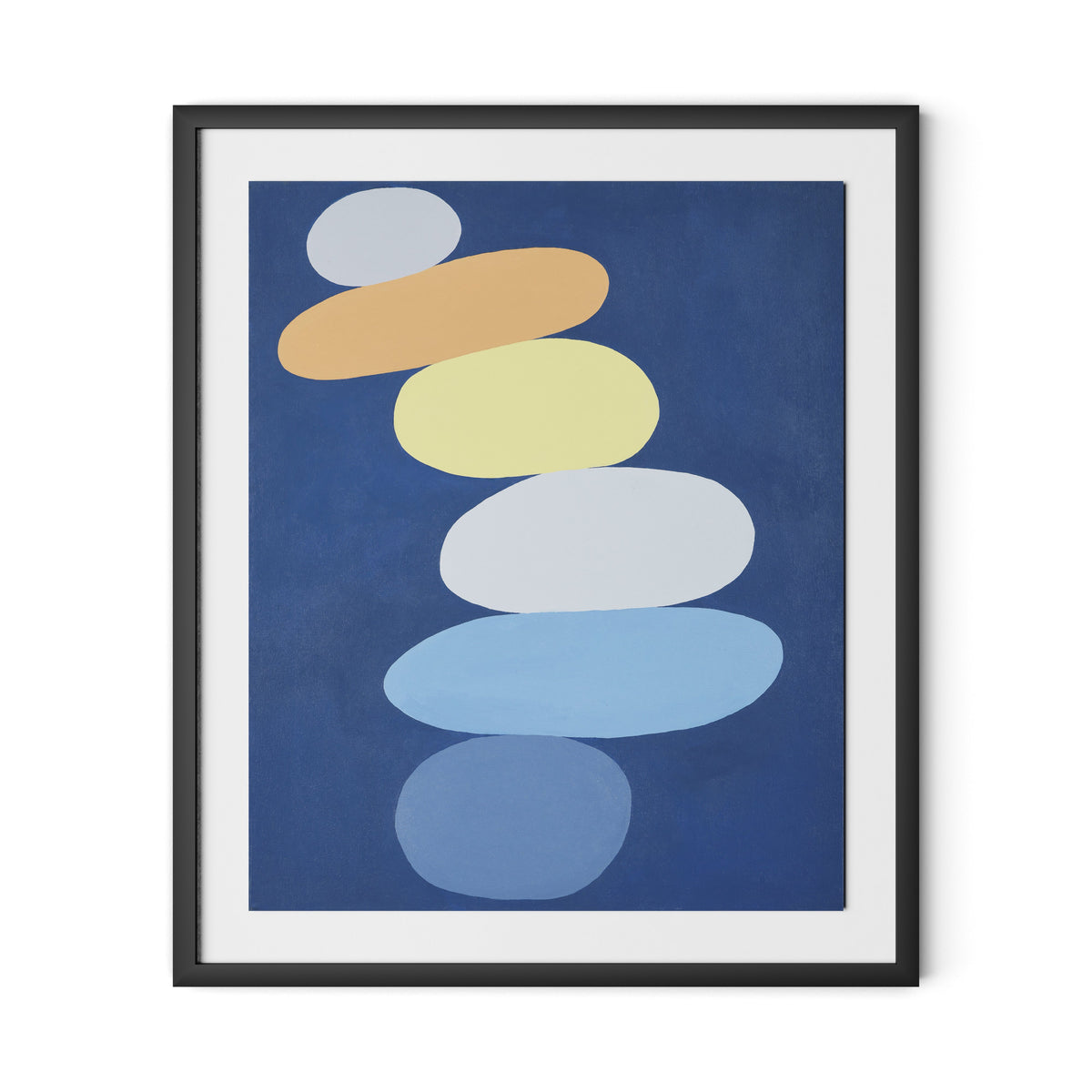 Boardwalk Stack Framed Paper / 27 x 32 in / Black