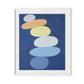 Boardwalk Stack Framed Paper / 27 x 32 in / White