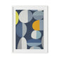 Waterfront Stack Framed Paper / 24 x 32 in / White