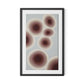 Plum Sky Rounds Framed Paper / 20.5 x 32 in / Black