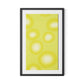 Citrus Rounds Framed Paper / 20.5 x 32 in / Black