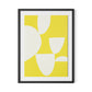 Meditation Goldenrod Framed Paper / 24 x 32 in / Black