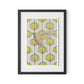 Amazilia Lanterns Framed Paper / 18 x 24 in / Black