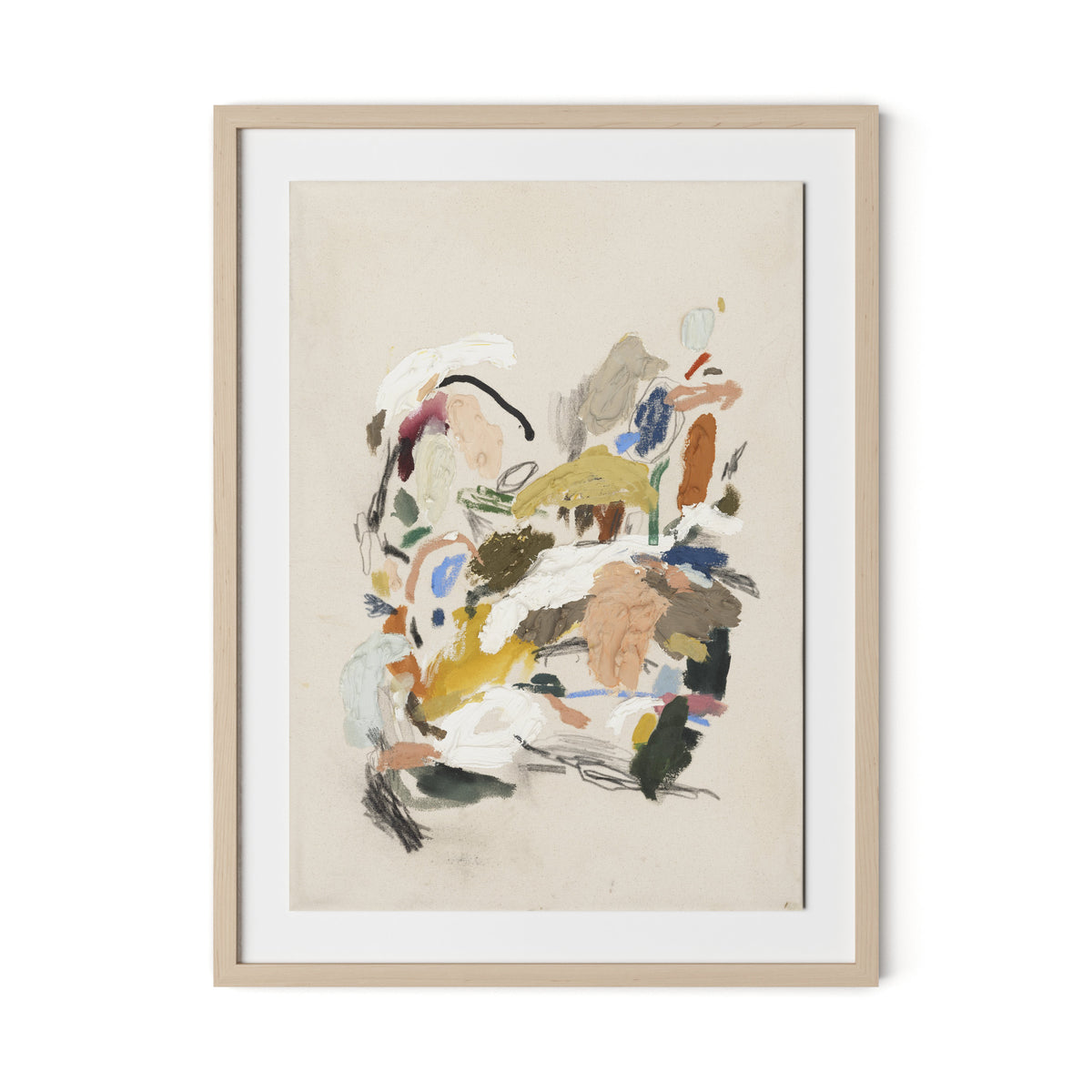 May I Have This Dance Framed Paper / 24 x 32 in / Natural Maple