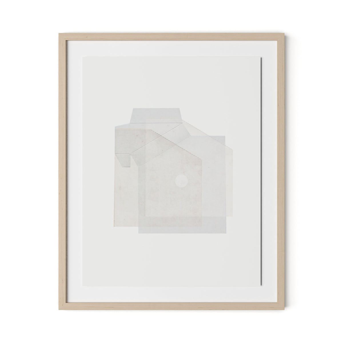 Box 2 Framed Paper / 26 x 32 in / Natural Maple