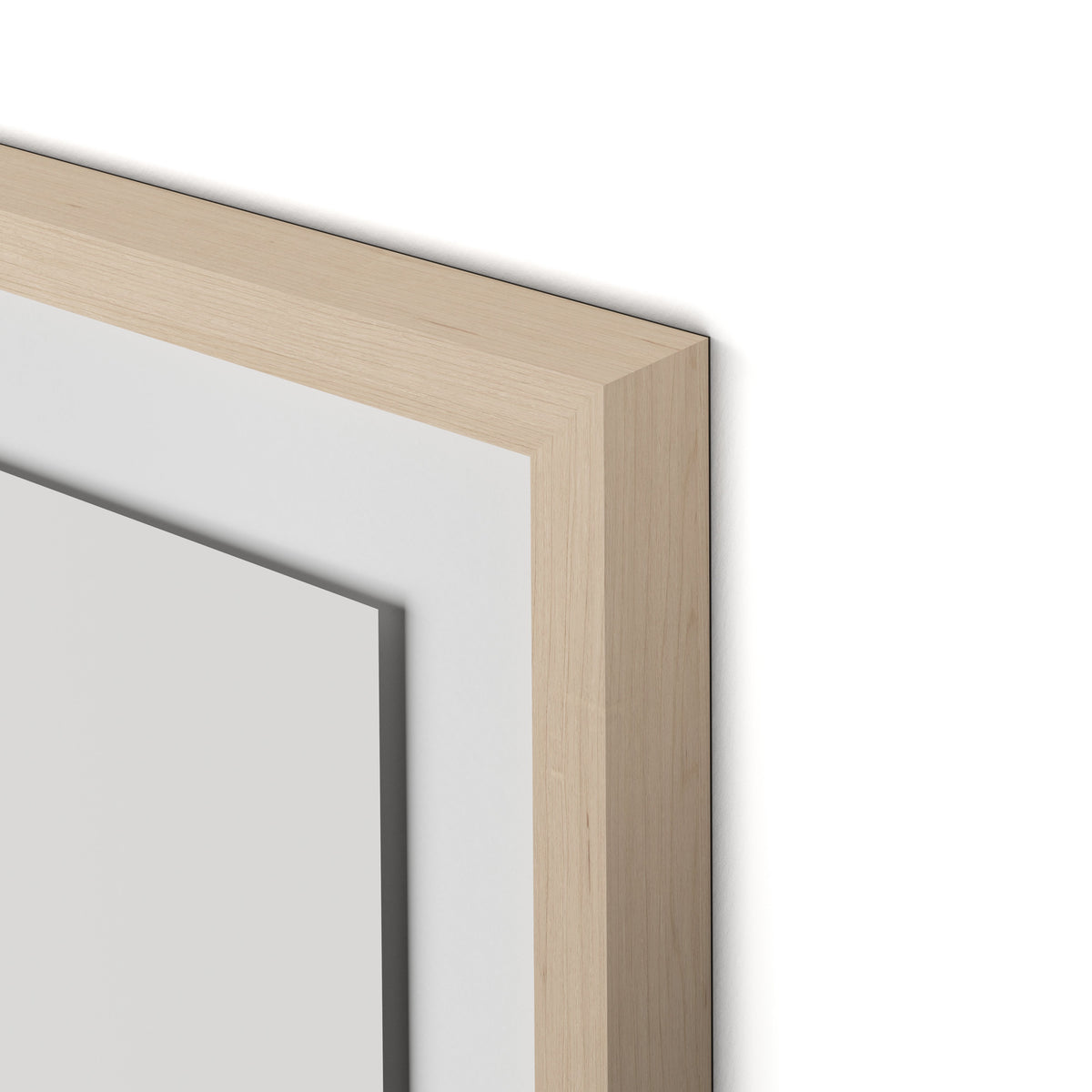 Structure 2 Framed Paper / 26.5 x 32 in / Natural Maple