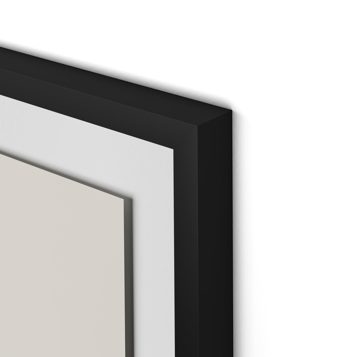 Structure 3 Framed Paper / 26.5 x 32 in / Black