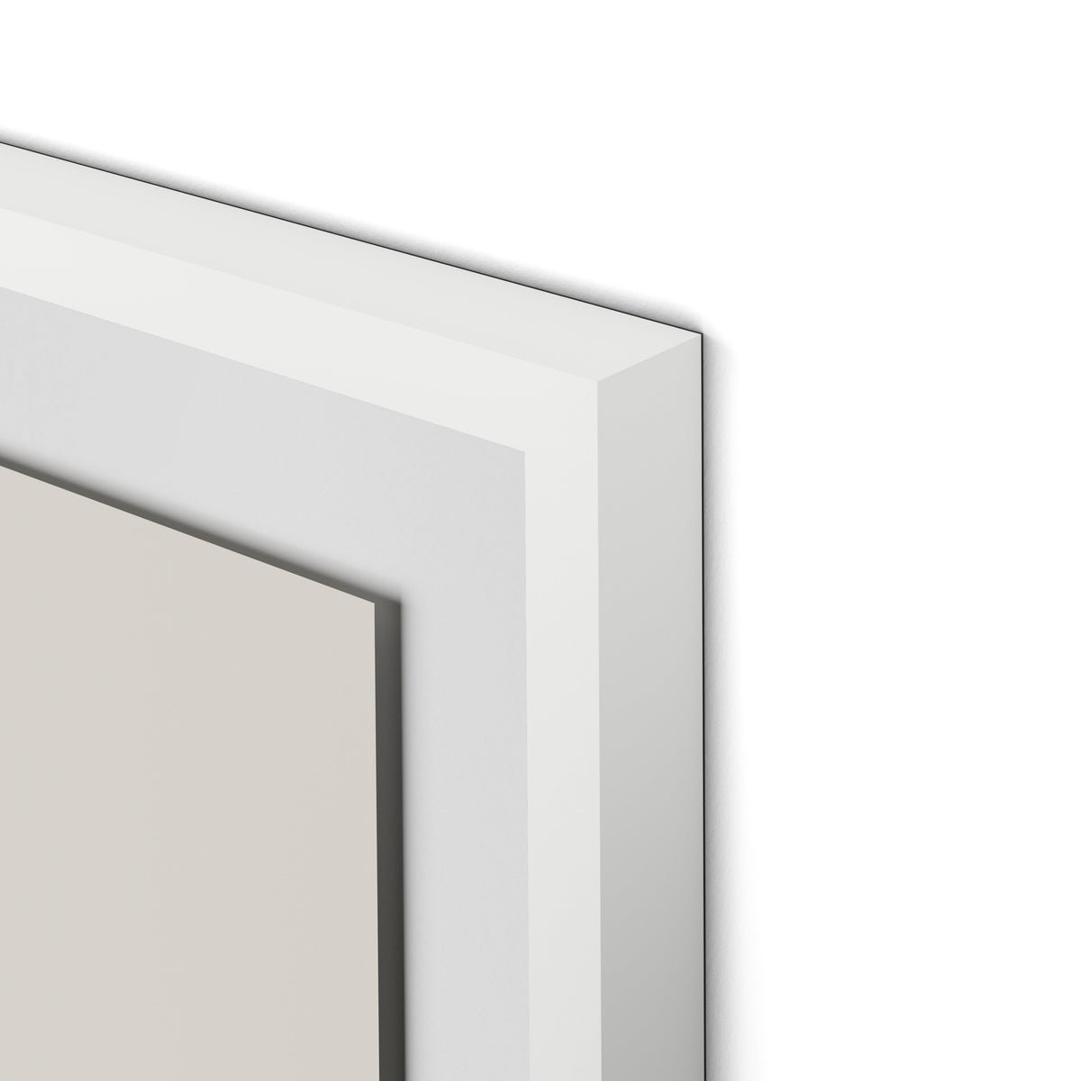 Structure 3 Framed Paper / 26.5 x 32 in / White