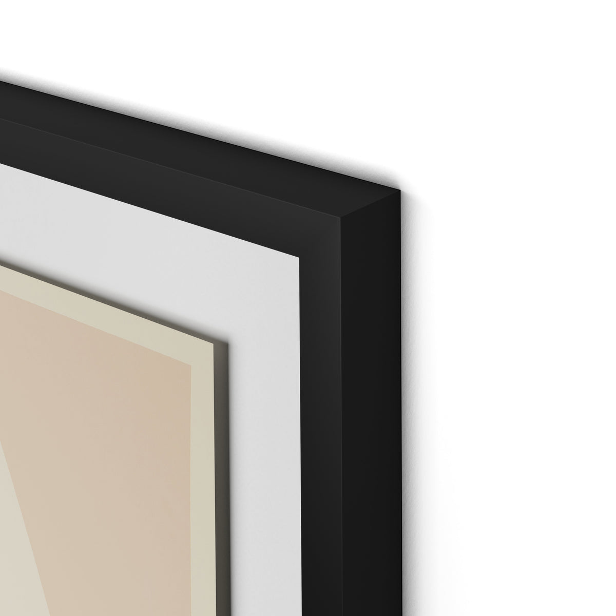 Drawing Closer Framed Paper / 24 x 32 in / Black