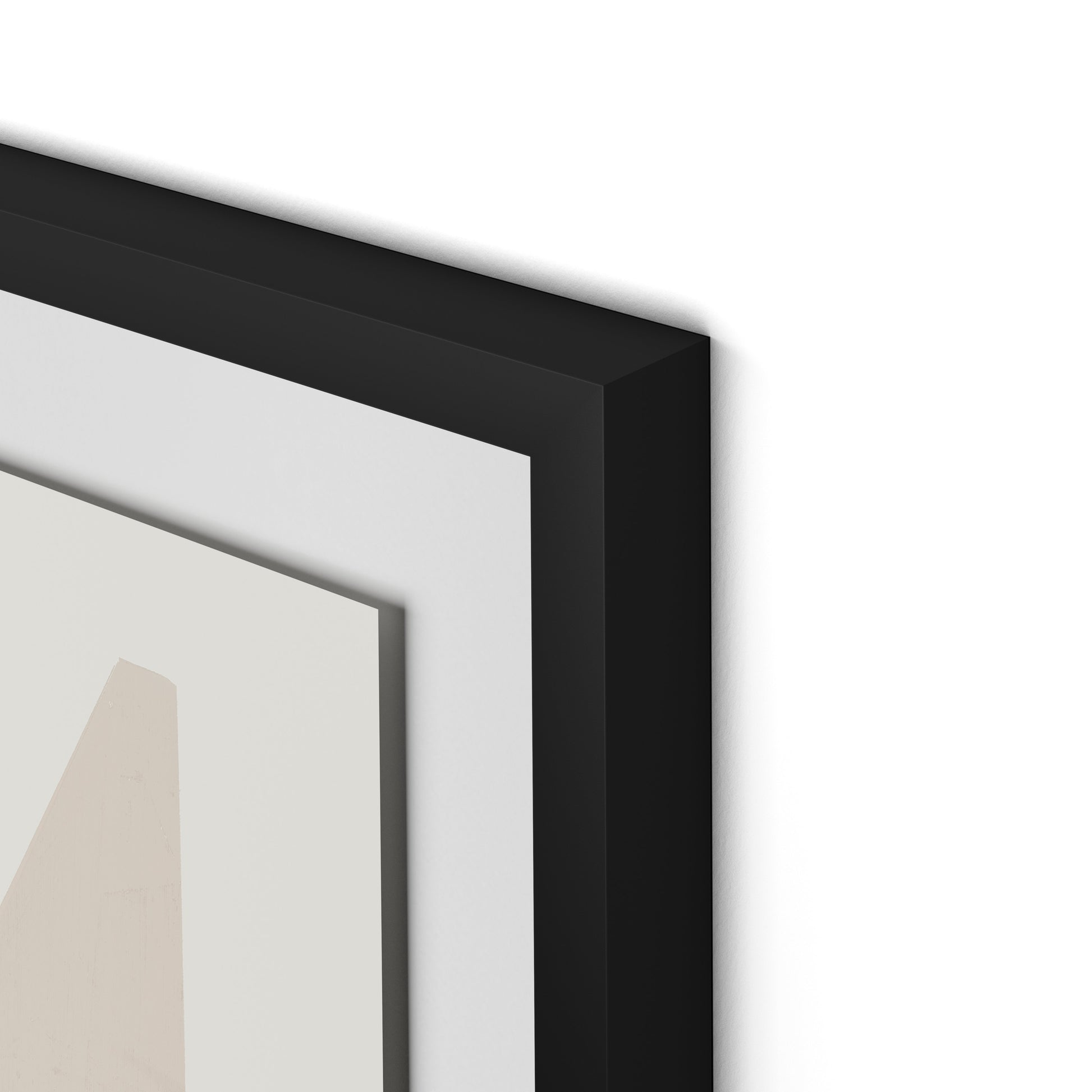 Quiet Now Framed Paper / 24 x 32 in / Black