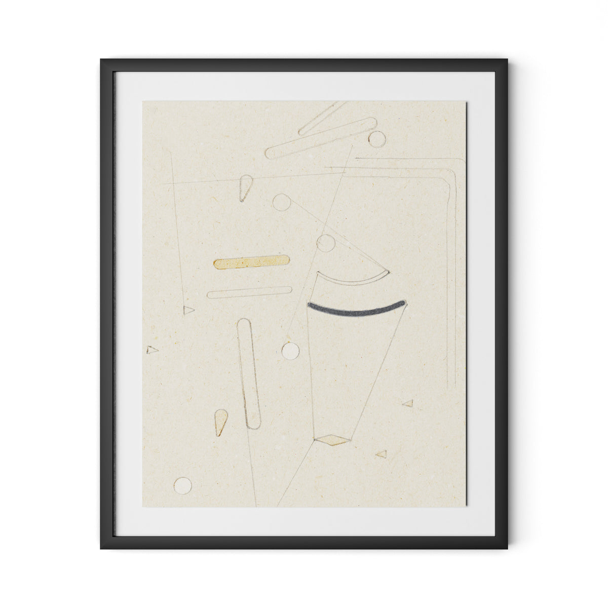 Indirect Framed Paper / 26.5 x 32 in / Black